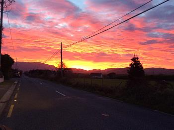 Sonnenuntergang  in Brandon